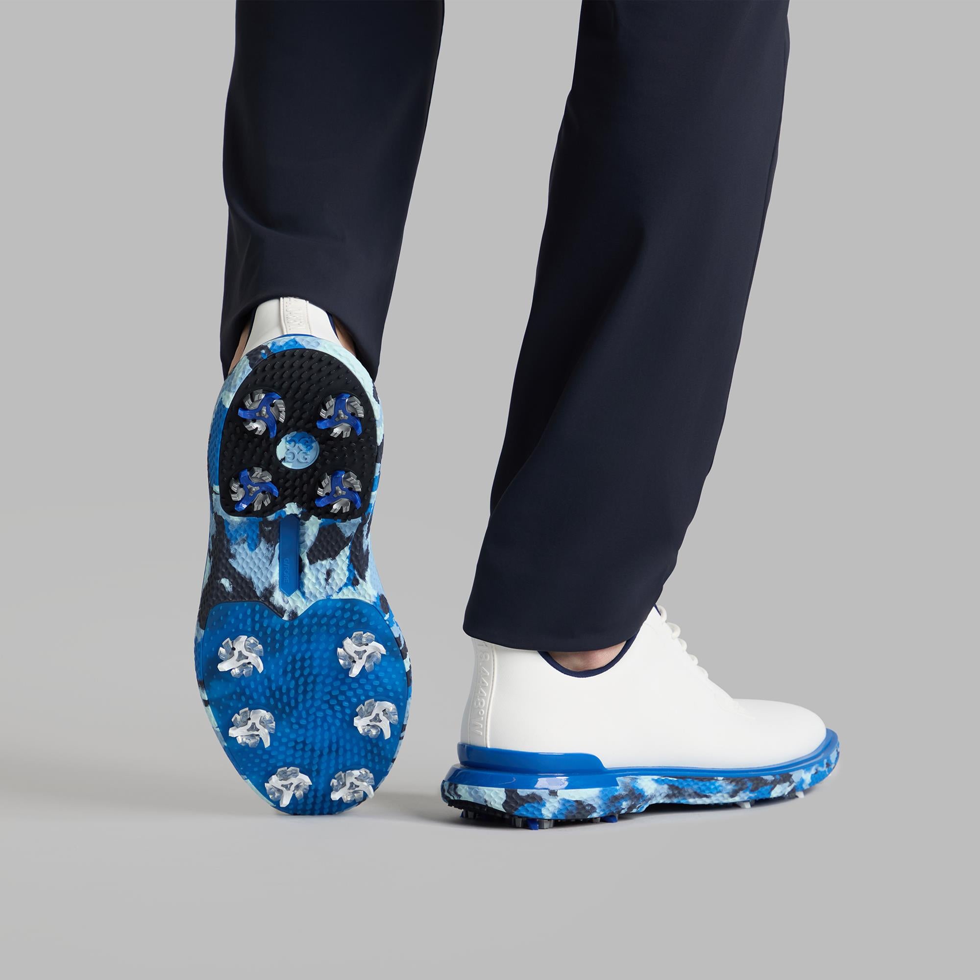 G/FORE Gallivan2r G/Lock Camo Sole Mens Golf Shoes Snow/Twilight